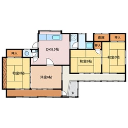 加佐登駅 徒歩8分 1階の物件間取画像